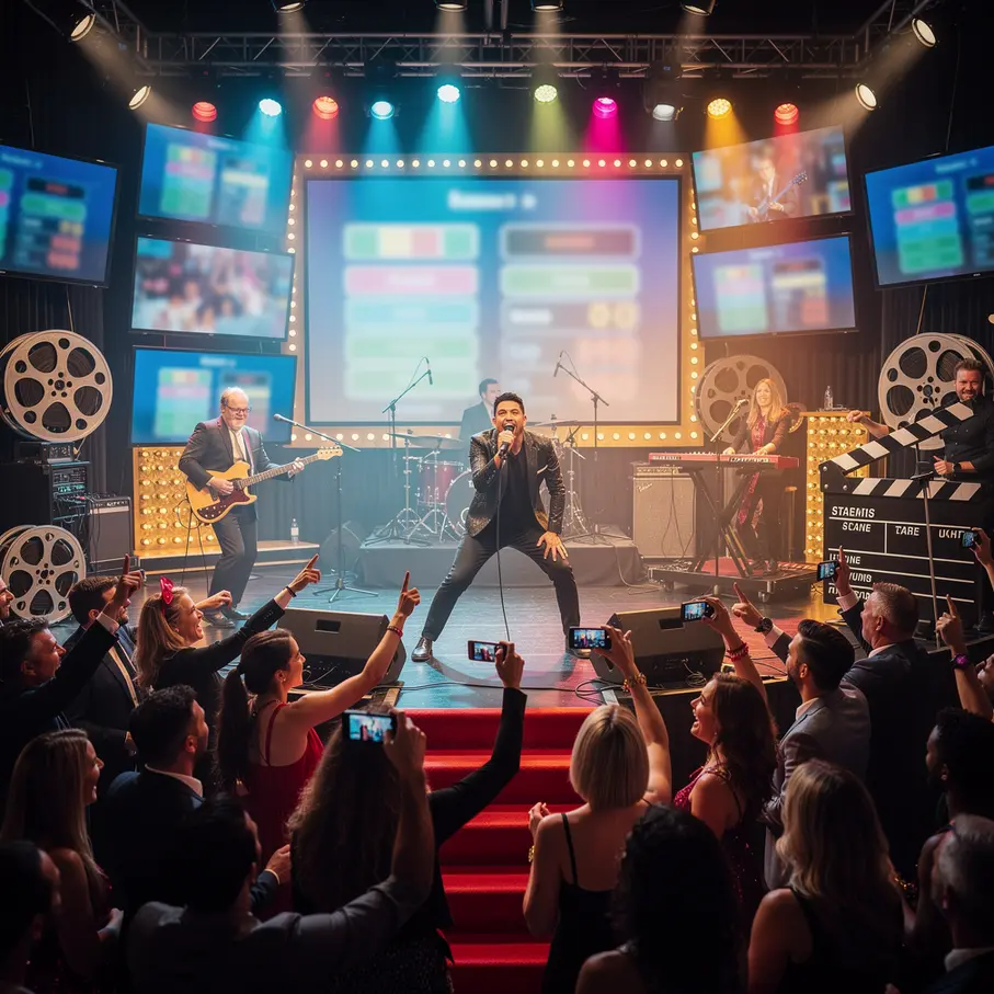 Hollywood Groove: Live Movie Music with Real-Time Trivia for Wedding Guests