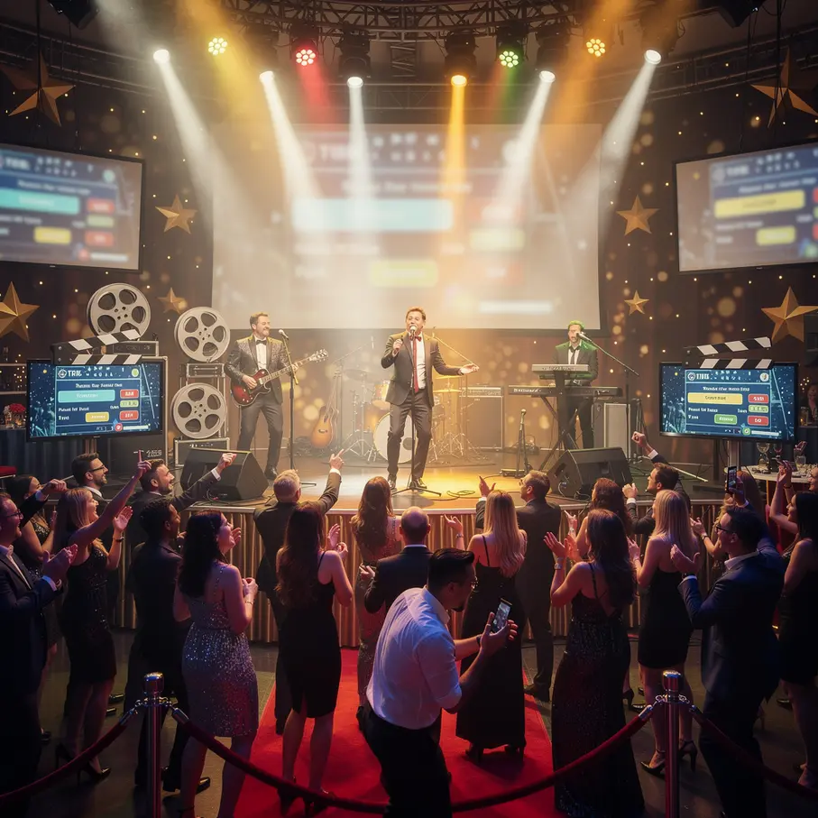Hollywood Groove: interactive live movie music + trivia for Melbourne weddings