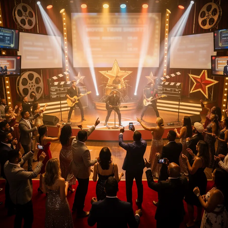 Interactive Live Movie Music & Trivia Wedding Entertainment in Melbourne
